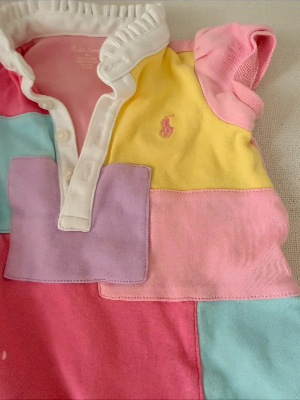 Baby Ralph Lauren Patchwork Polo Dress 3m
